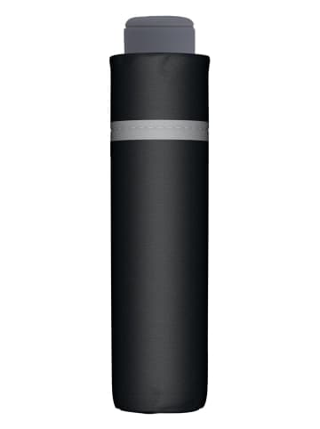 Doppler Taschenschirm in Schwarz