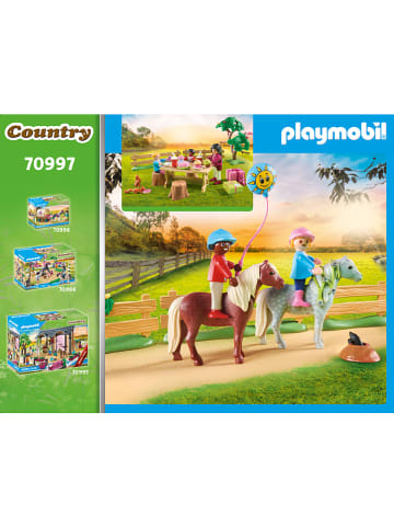 Playmobil Spielfiguren "Kindergeburtstag auf dem Ponyhof" in Bunt - ab 4 Jahren