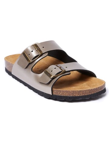 Mandel Slippers goudkleurig