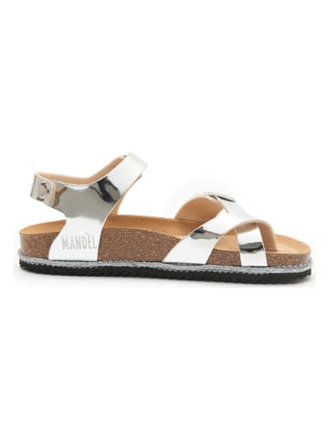 Mandel Sandalen zilverkleurig