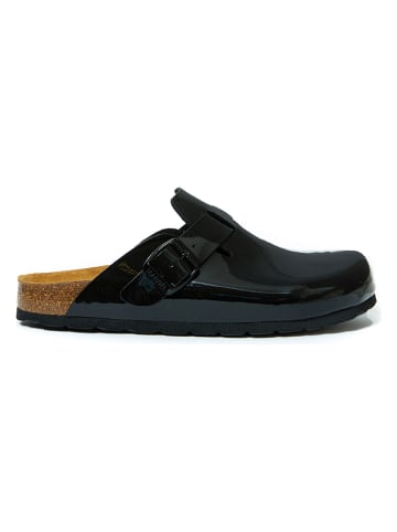 Mandel Clogs in Schwarz