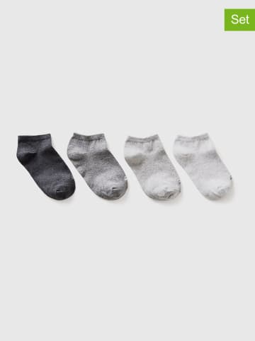 Benetton 4er-Set: Socken in Grau