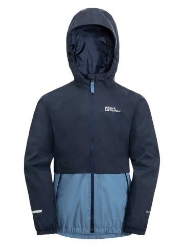 Jack Wolfskin Regenjacke "Rainy Days" in Dunkelblau/ Blau