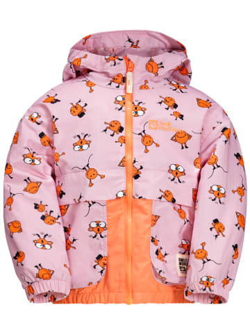 Jack Wolfskin Regenjas "Smileyworld" lichtroze/oranje