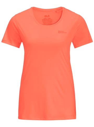 Jack Wolfskin Koszulka sportowa "Tech" w kolorze pomarańczowym