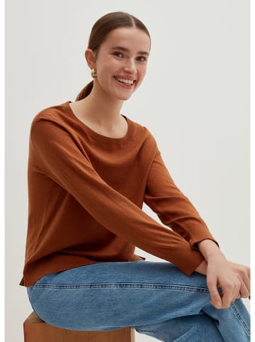 STEFANEL Sweter w kolorze jasnobrązowym
