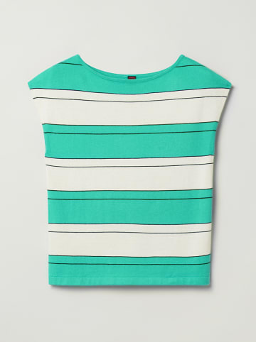 STEFANEL Shirt turquoise/crème