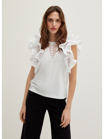 STEFANEL Koszulka w kolorze białym