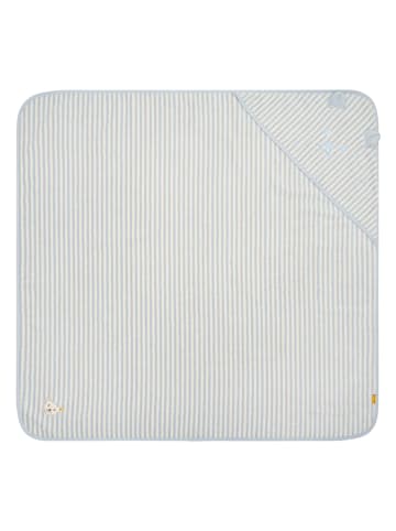 Steiff Ręcznik w kolorze błękitnym z kapturem - 36 x 44 cm