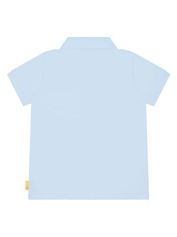 Steiff Koszulka polo w kolorze błękitnym