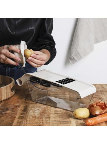 COOK CONCEPT 7-delige groentenraspset beige - (B)11 x (H)32 x (D)9 cm