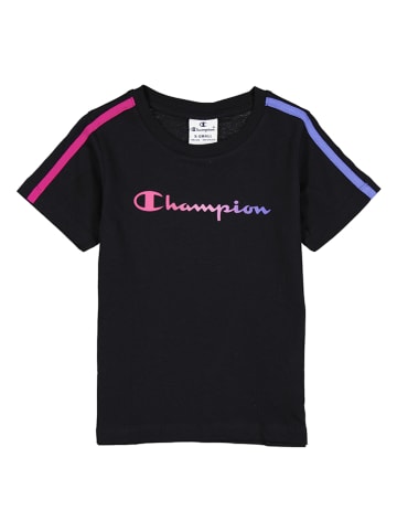 Champion Shirt in Schwarz/ Bunt