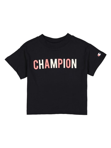 Champion Shirt in Schwarz/ Bunt