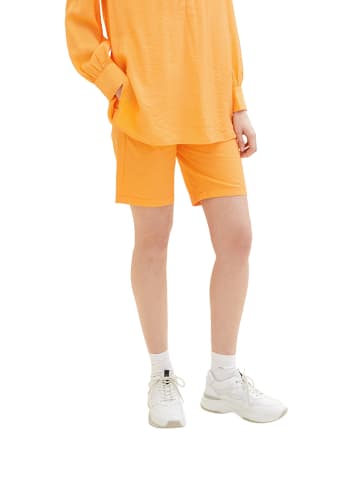 Tom Tailor Szorty w kolorze pomarańczowym