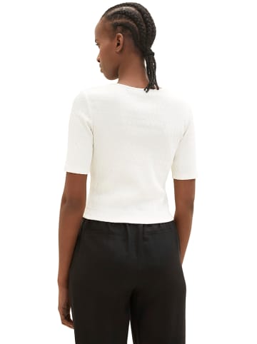 Tom Tailor Shirt in Creme