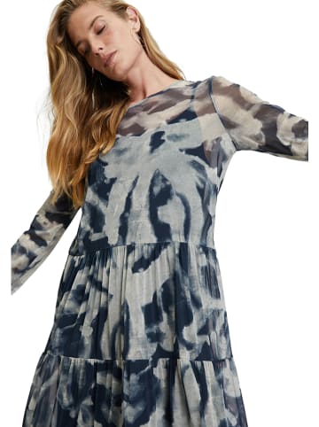 CARTOON Kleid in Grau/ Dunkelblau