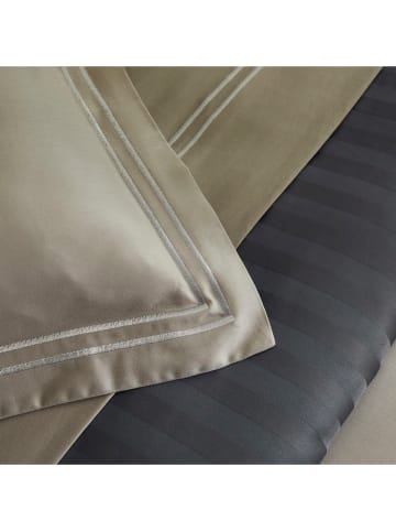 maison héritage PARIS Satin-Bettwäsche-Set "Paris" in Taupe