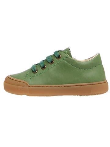 Naturino SkÃ³rzane sneakersy w kolorze zielonym