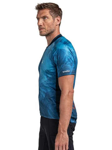 Schöffel Koszulka kolarska "Vertine" w kolorze niebieskim