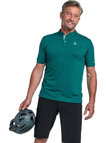 Schöffel Koszulka kolarska "Rim" w kolorze zielonym