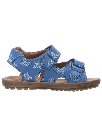 Naturino Skórzane sandały "Sky" w kolorze niebieskim