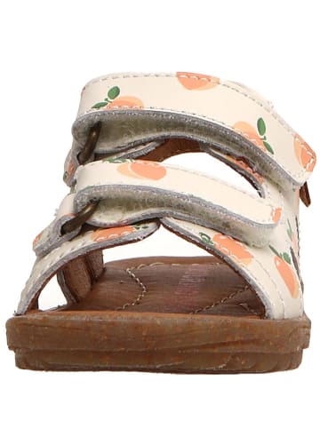 Naturino Skórzane sandały "Sky" w kolorze kremowym