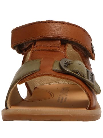 Naturino Skórzane sandały "Quarzo" w kolorze jasnobrązowym