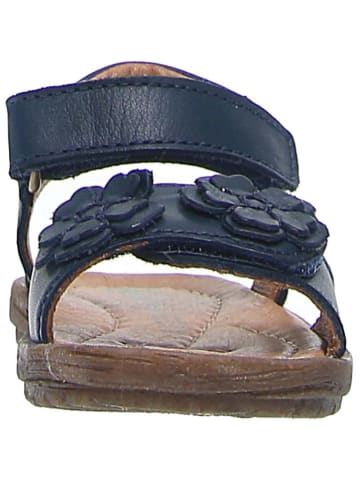 Naturino Skórzane sandały "Begonia" w kolorze granatowym