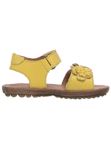 Naturino Skórzane sandały "Begonia" w kolorze żółtym