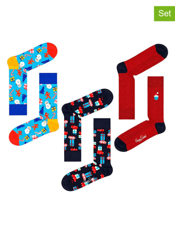 Happy Socks 3-delige set: sokken meerkleurig