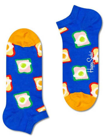 Happy Socks Socken "Toast low" in Blau/ Bunt