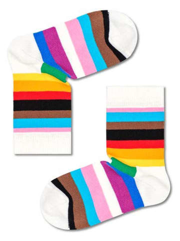 Happy Socks 3tlg. Geschenkset in Weiß/ Bunt
