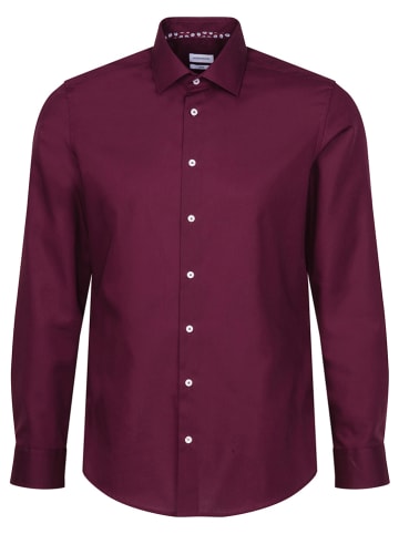 Seidensticker Hemd - Slim fit - in Bordeaux