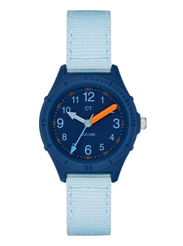 Cool Time Zegarek kwarcowy w kolorze granatowo-błękitnym