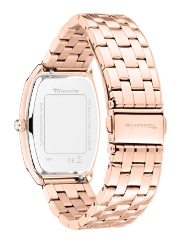 Tamaris Kwartshorloge roségoudkleurig/zilverkleurig