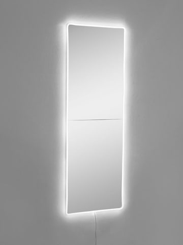 Evila Ledspiegel "Rectangular" wit - (B)20 x (H)80 cm