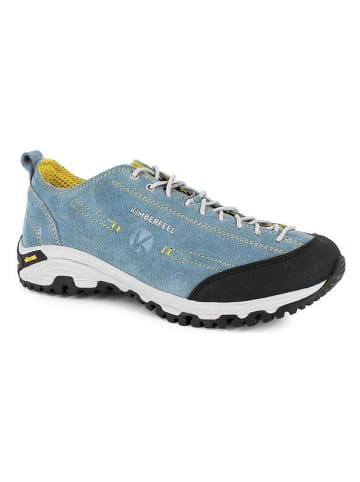 Kimberfeel Skórzane buty turystyczne "Aloa" w kolorze błękitnym