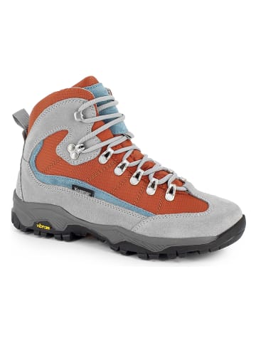 Kimberfeel Leder-Wanderboots "Atlas" in Grau/ Orange
