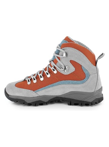 Kimberfeel Leren wandelboots "Atlas" grijs/oranje