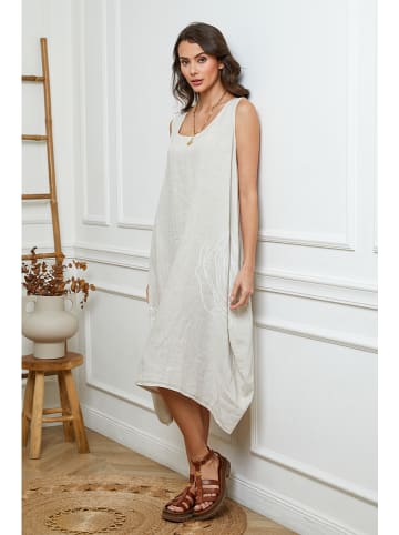 Joséfine Linnen jurk beige
