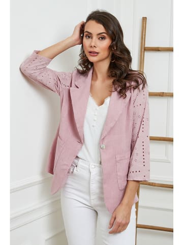 Fleur de Lin Blazer lichtroze