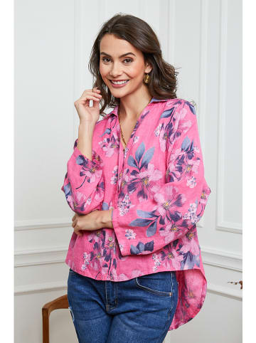 Joséfine Leinen-Hemd in Pink