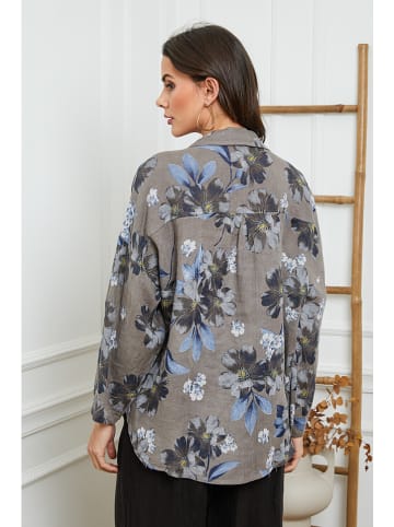 Joséfine Linnen blouse grijs