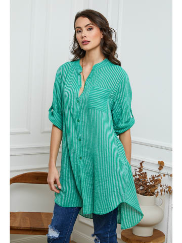 La Compagnie Du Lin Tuniek groen