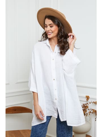 Joséfine Linnen blouse wit