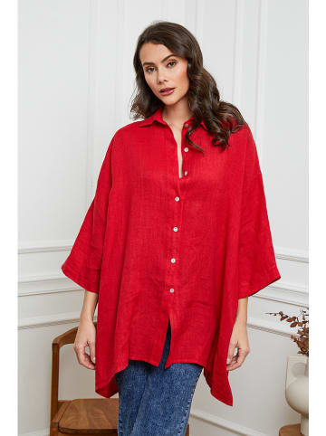 Joséfine Linnen blouse - regular fit - rood