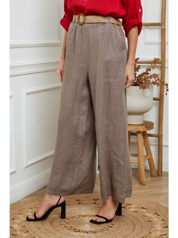 Joséfine Linnen broek taupe