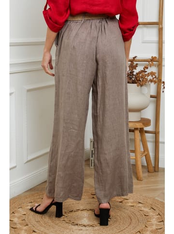 Joséfine Linnen broek taupe