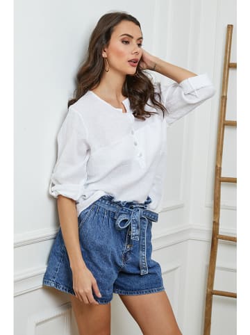 Joséfine Linnen blouse wit