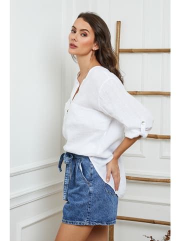 Joséfine Linnen blouse wit